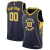 Dres Indiana Pacers Prilagođeni Nike 2022-23 Icon Edition Navy Swingman